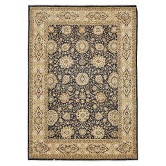 Tapis Tabriz Hajijalili Allover Design teinté naturel