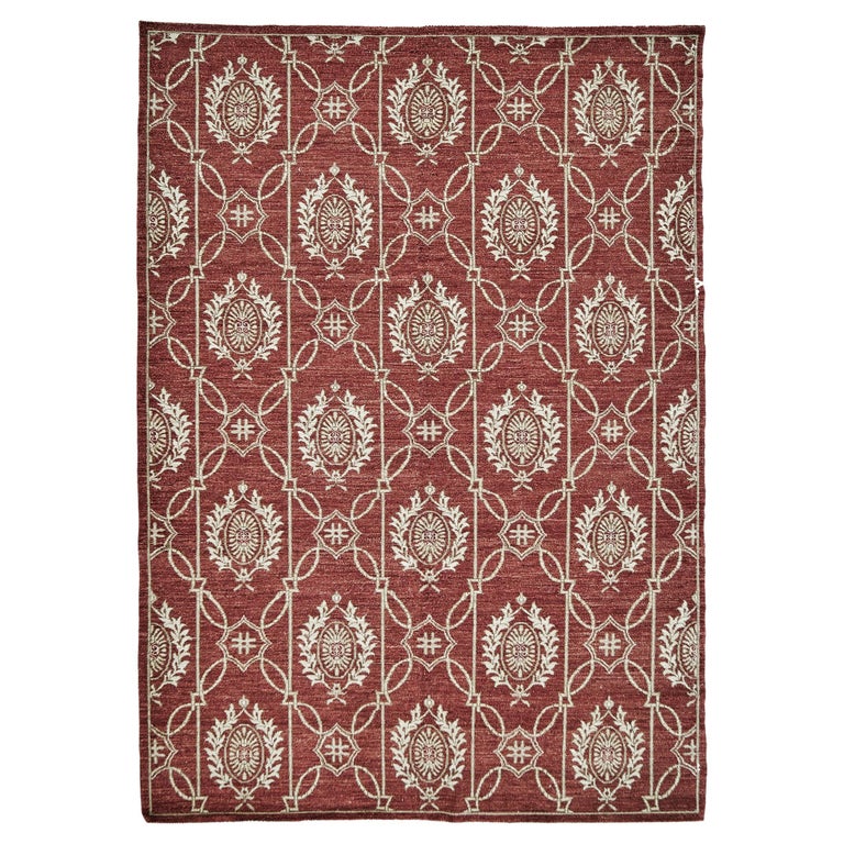 Natural Dye Transitional Design Rug For Sale at 1stDibs