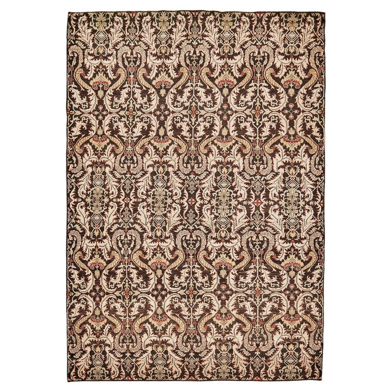 Natural Dye Transitional Rug Design D5096 Fable For Sale at 1stDibs