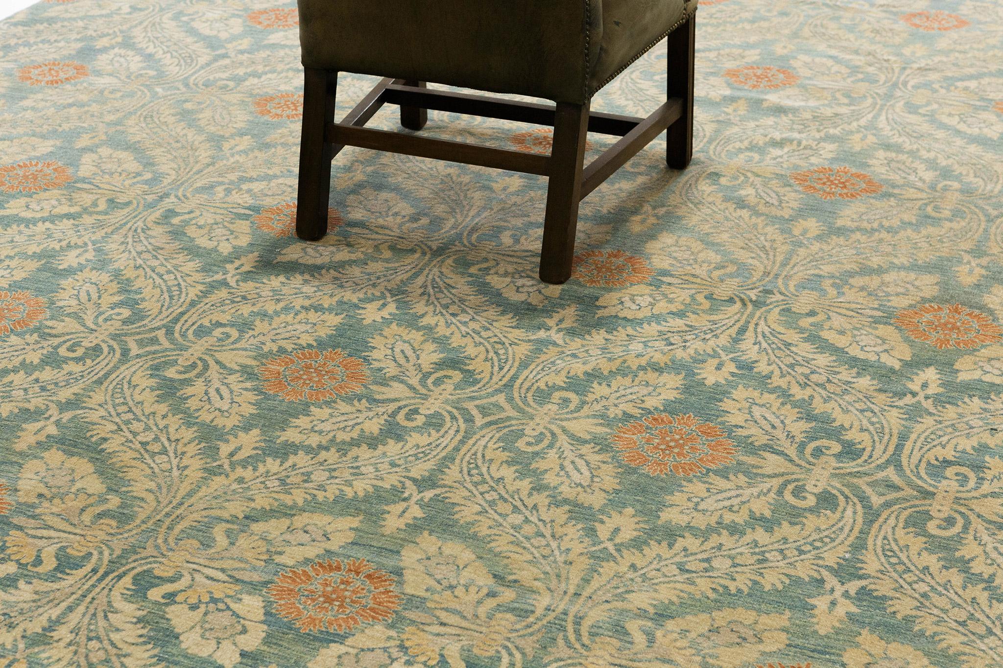 Natural Dye Transitional Rug Design Fable Collection In New Condition For Sale In WEST HOLLYWOOD, CA