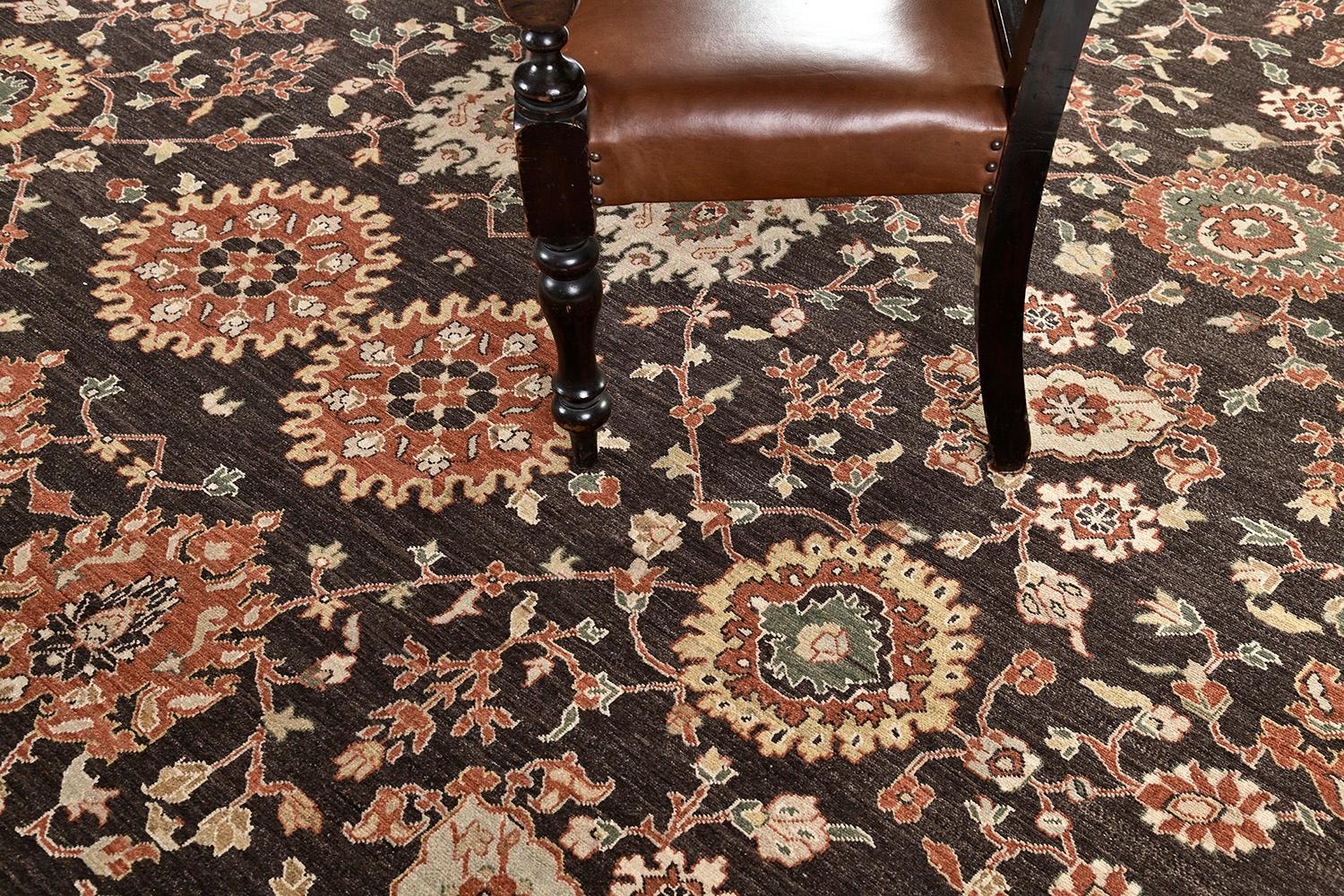 Tapis transitionnel teinté naturel en vente 1