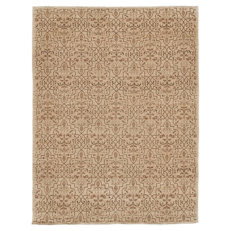 Natural Dye Transitional Rug For Sale at 1stDibs