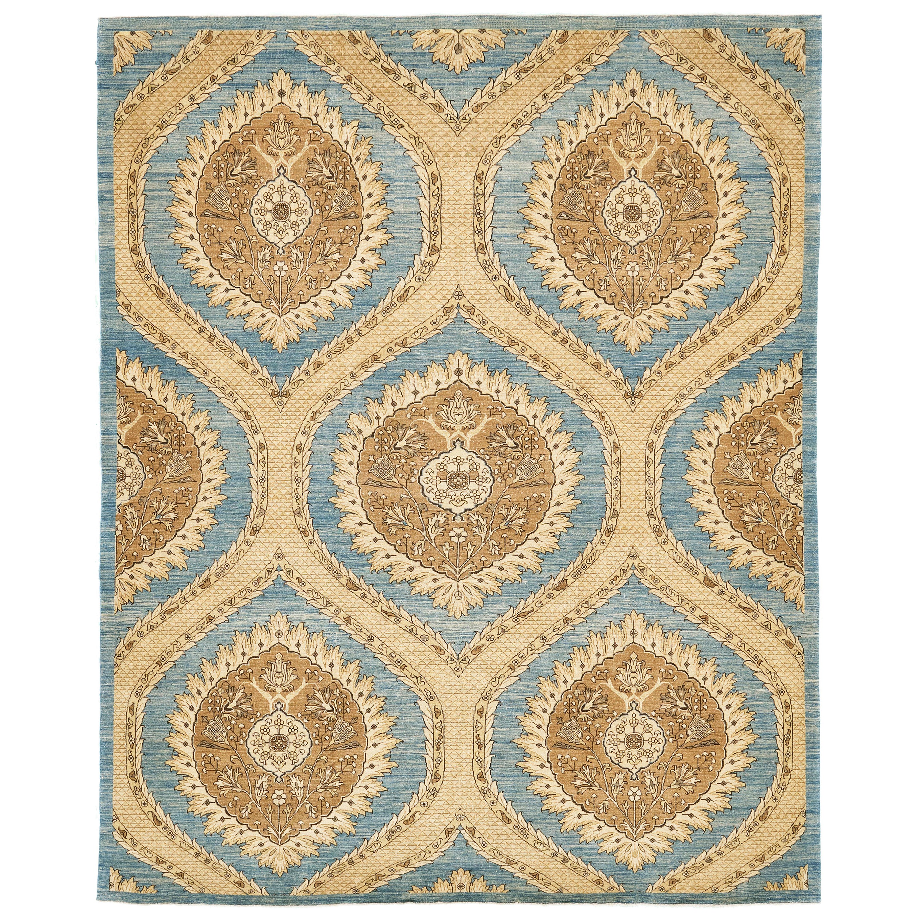 Natural Dye Transitional Style Arts and Crafts Teppich D5207 Bliss