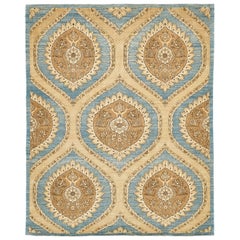 Natural Dye Transitional Style Arts and Crafts Teppich D5207 Bliss