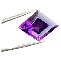 Ametista naturale viola elettrico 10,45 carati, anello di ametista, ametista brasiliana
