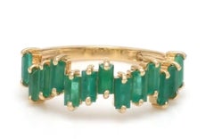 Natural Emerald 1.58cts Ring in 14k Gold