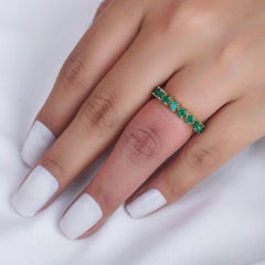 Natural Emerald Heart Ring, 14k Gold, 3-4 Carats