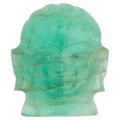 Sculpture d'émeraude naturelle