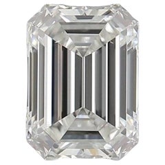 Diamante naturale con taglio smeraldo da 0,62 carati D VS2, certificato GIA