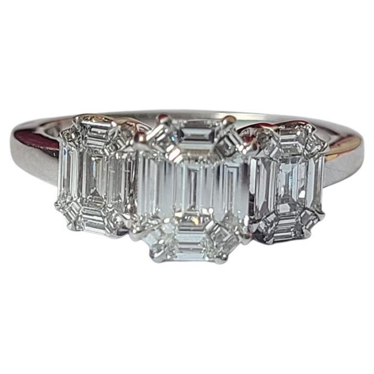 Leonne Chanel Set Anniversary Ring - 0.60 ctw Carat Round Cut Diamond