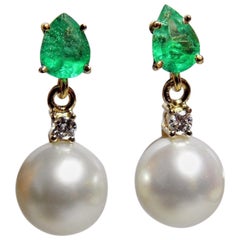 Pearl Dangle Earrings