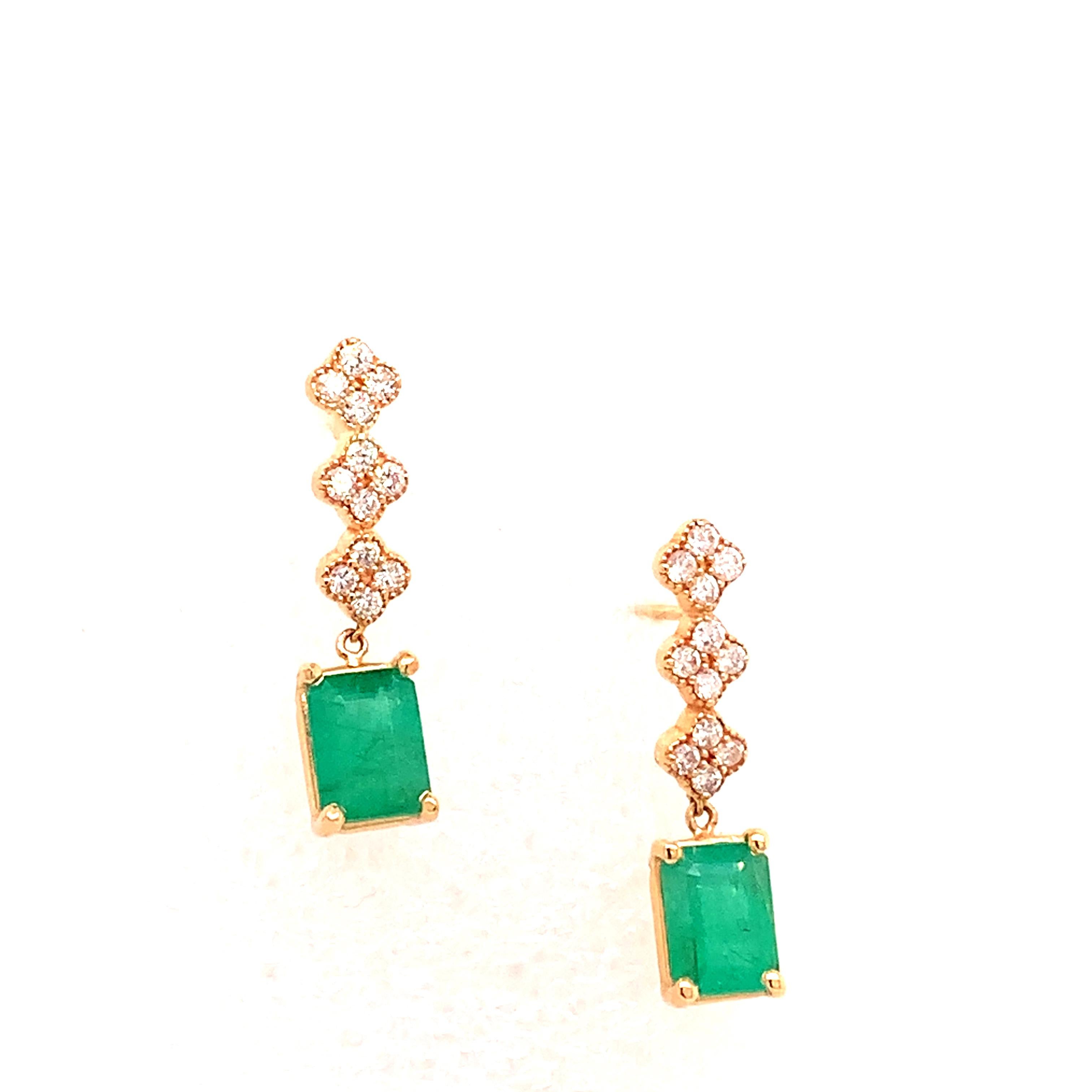 Natural Finely Faceted Quality Emerald Diamond Earrings 14k Gold 3.25 TCW Certified $4,950 111554

This is a Unique Custom Made Glamorous Piece of Jewelry!

Nothing says, “I Love you” more than Diamonds and Pearls!

This pair of Emerald earrings has
