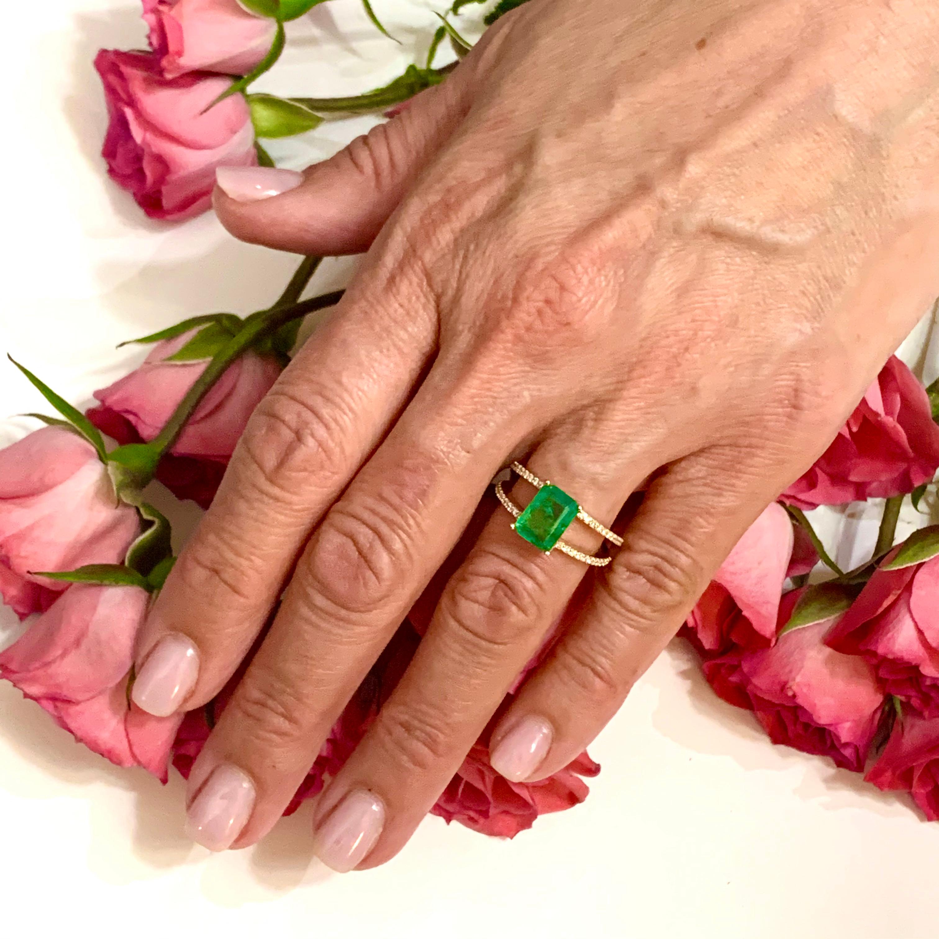 Natürliche fein facettiert Qualität Smaragd Diamant Ring 14k Gold 2,32 TCW Größe 7 zertifiziert $5.950 111874

Dies ist ein einzigartiges, maßgeschneidertes, glamouröses Schmuckstück!

Nichts sagt mehr 