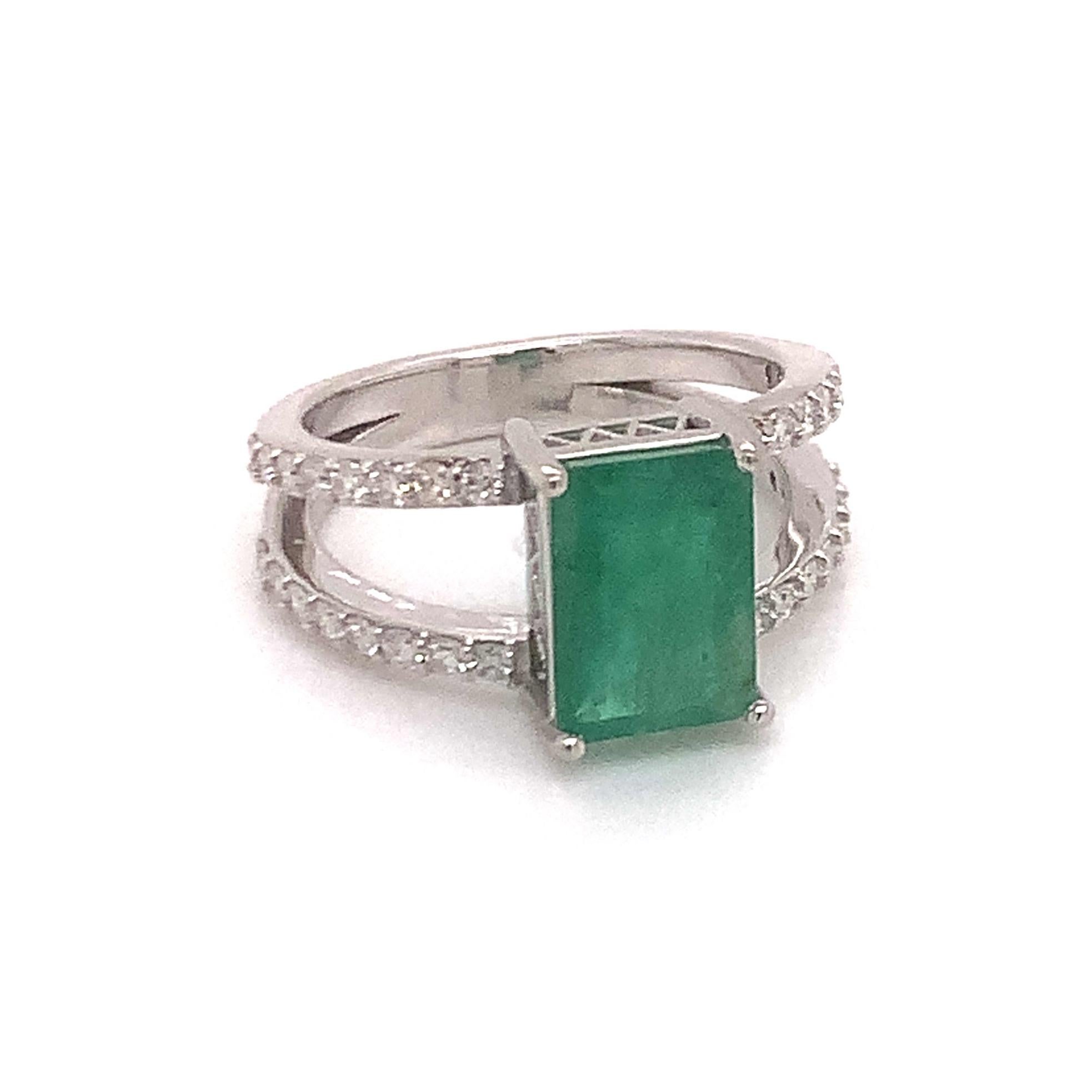 Natural Finely Faceted Quality Emerald Diamond Ring 14k Gold 2.85 TCW Size 7 Certified $5,970 111873

This is a Unique Custom Made Glamorous Piece of Jewelry!

Nothing says, “I Love you” more than Diamonds and Pearls!

This Emerald Diamond ring has