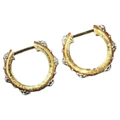 Natural Emerald Earring in 14k Gold