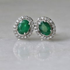 Natural Emerald Earrings