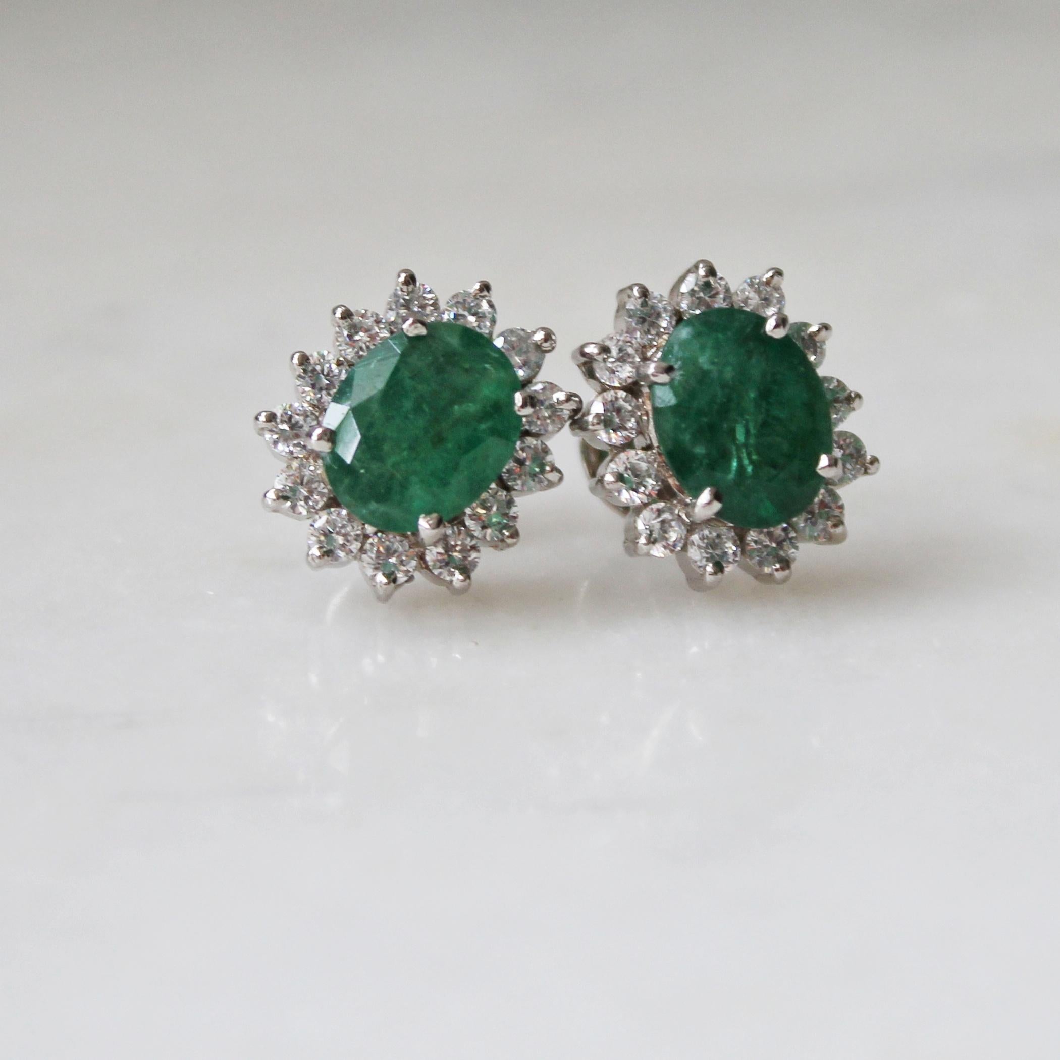 real emerald earrings