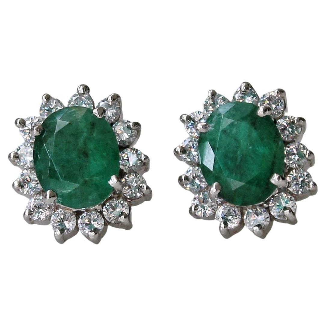 Natural Emerald Earrings