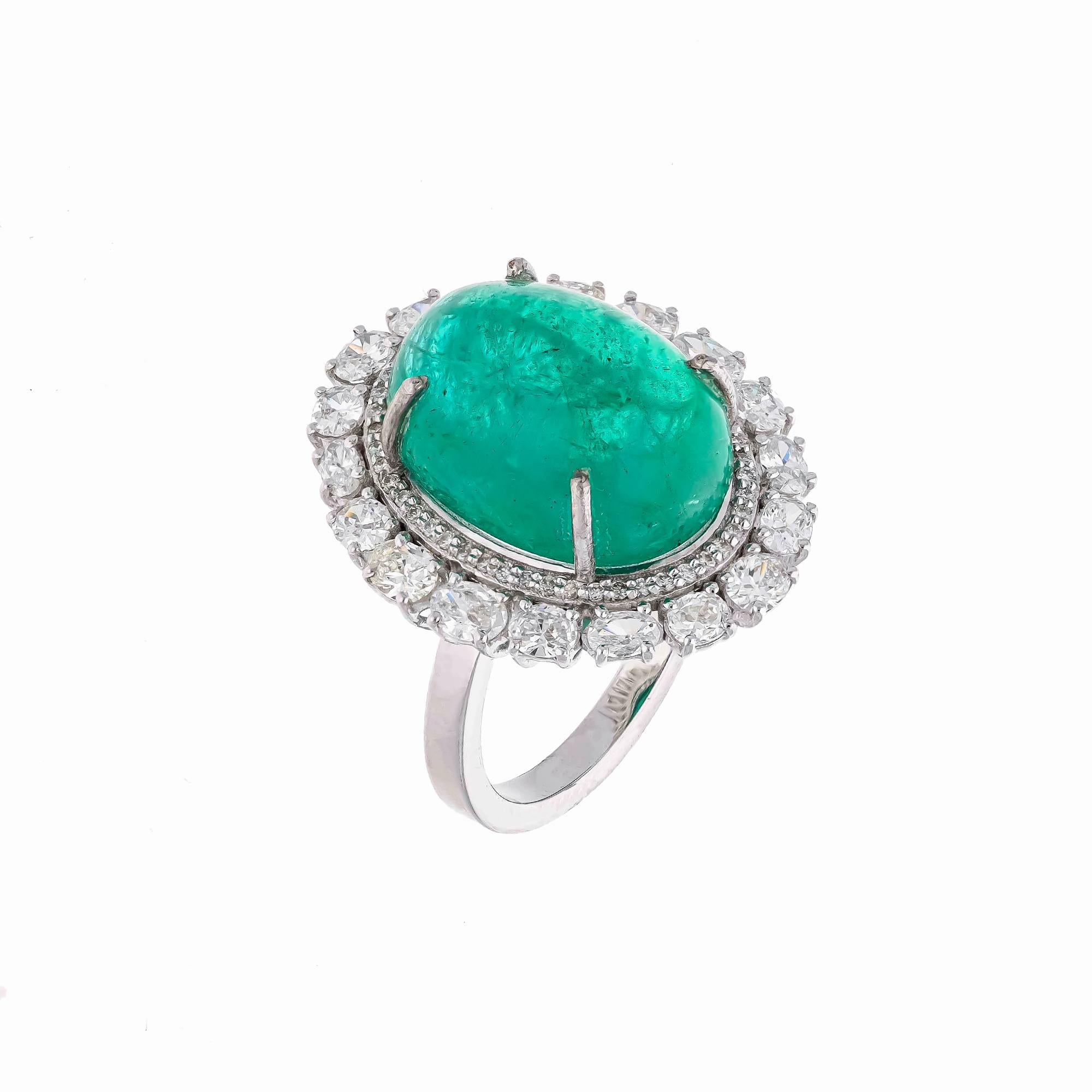 this is an amazing ring with
diamond : 1.65 carats
emerald : 14.70 carats
gold : 6.790 gms


Please read my reviews to make yourself comfortable.
I don't want to sell just one time but make customers for life.
All our jewelry comes with a