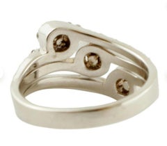 Natürlicher Smaragd, Rubin, blauer Saphir 0,32cts & Diamant 0,43cts Ring in 18k Gold