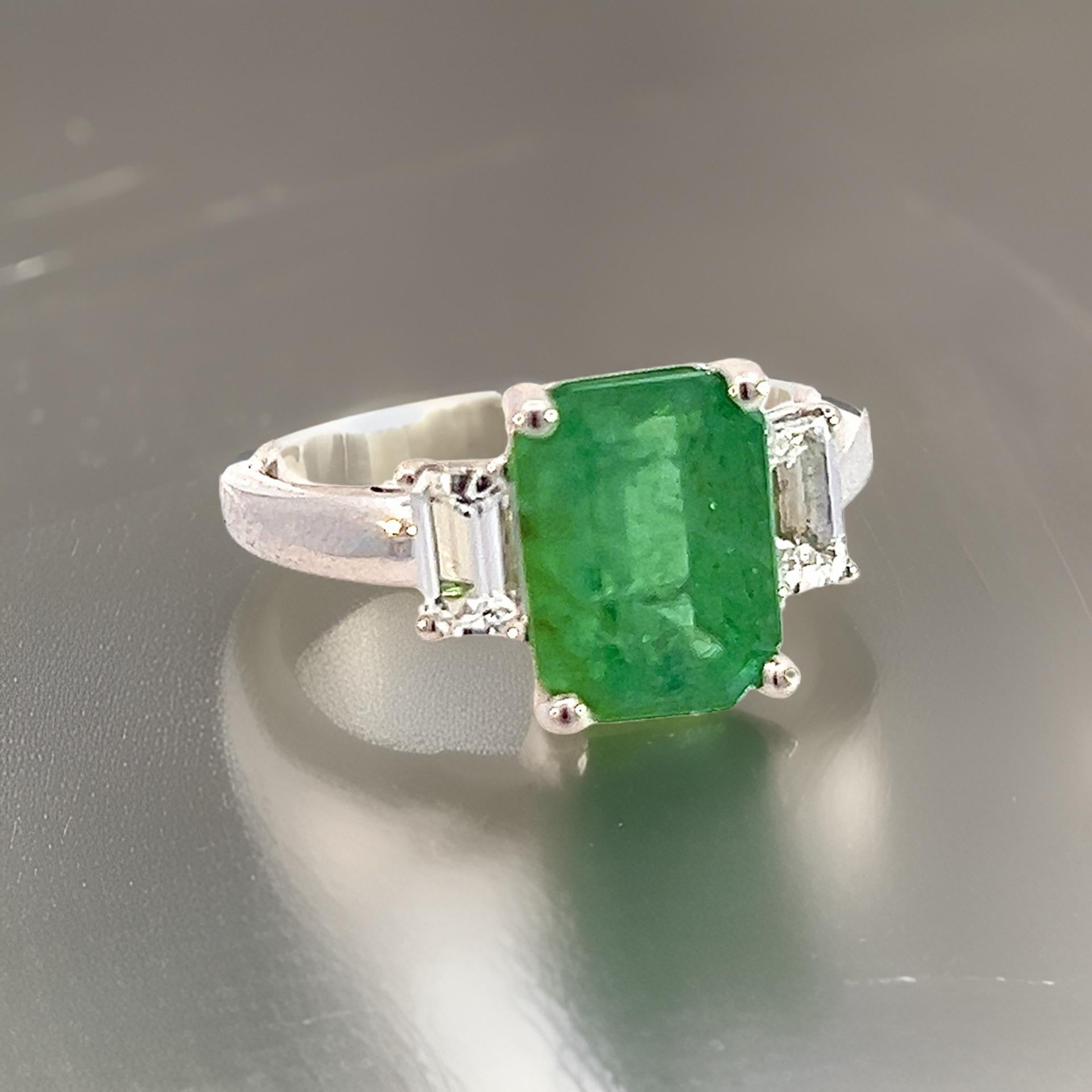 Natural Quality Emerald White Sapphire Ring Size 6.25 14k White Gold 3.49 TCW Certified $4,970 310641

This is a Unique Custom Made Glamorous Piece of Jewelry!

Nothing says, “I Love you” more than Diamonds and Pearls!

This Emerald Sapphire ring
