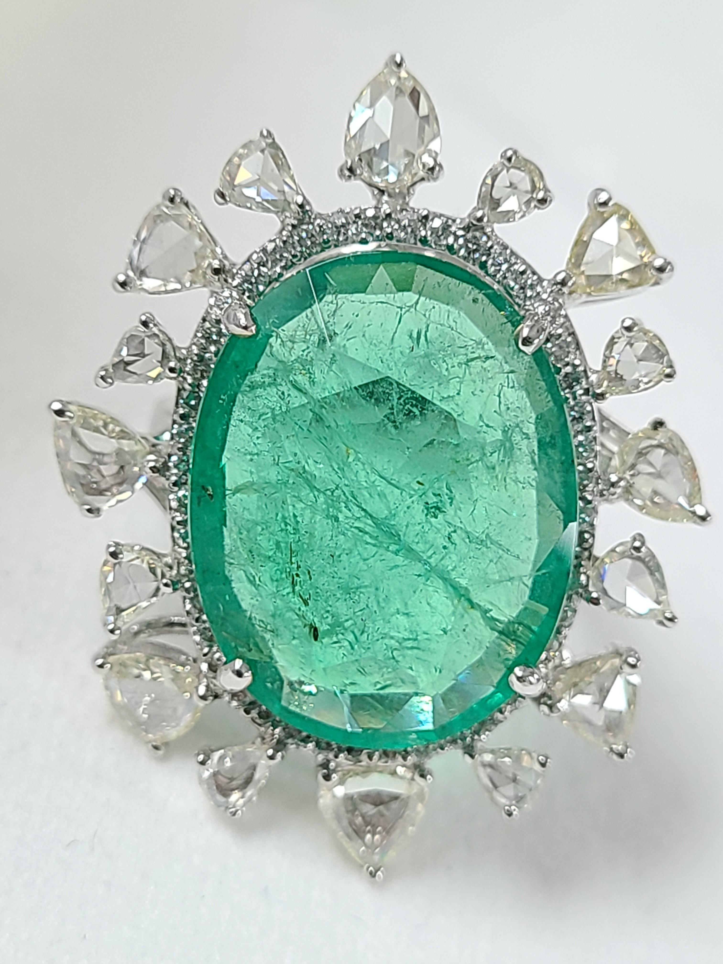 ethiopian emerald ring