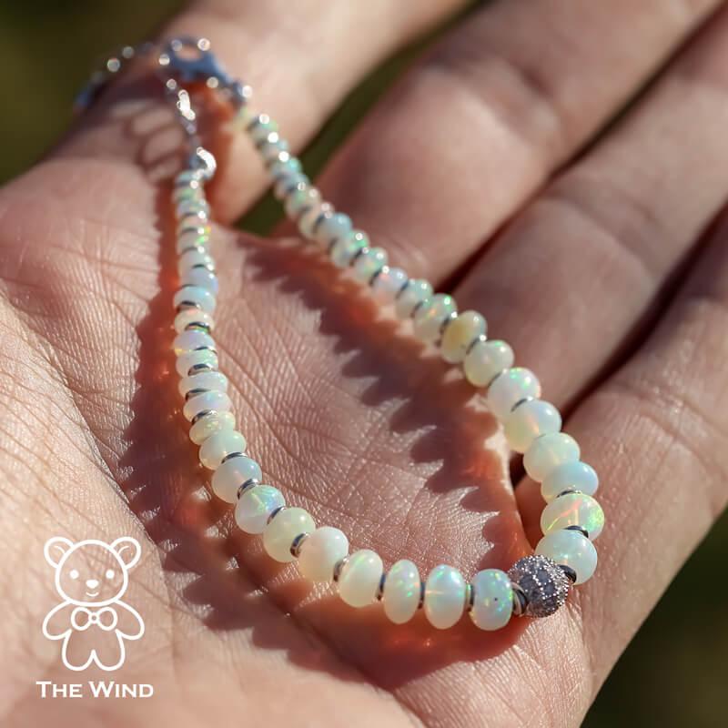 Natural Ethiopian Opal Beaded Bracelet 925 Sterling Silver. 


Free Domestic USPS First Class Shipping!  Free One Year Limited Warranty!  Free Gift Bag or Box with every order!



Opal—the queen of gemstones, is one of the most beautiful and rarest