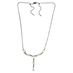 Natural Ethiopian Opal Silver Necklace, Opal Jewelry, Bridal Necklace, Necklaces