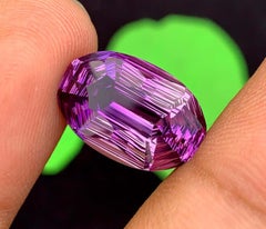 Natural Exquisite Fancy Cut Amethyst Gemstone: 11.15 Carat February Birthstone