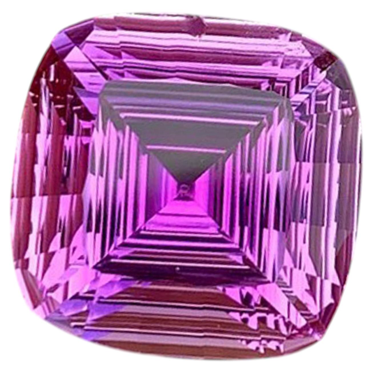 Natural Exquisite Fancy Cut Amethyst Gemstone: 12.90 Carat February Birthstone