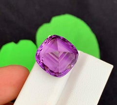 Natural Exquisite Fancy Cut Amethyst Gemstone: 23.60 Carat February Birthstone