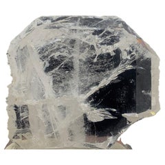 Spécimen de cristal de quartz Faden naturel provenant d'une mine du Baloutchistan