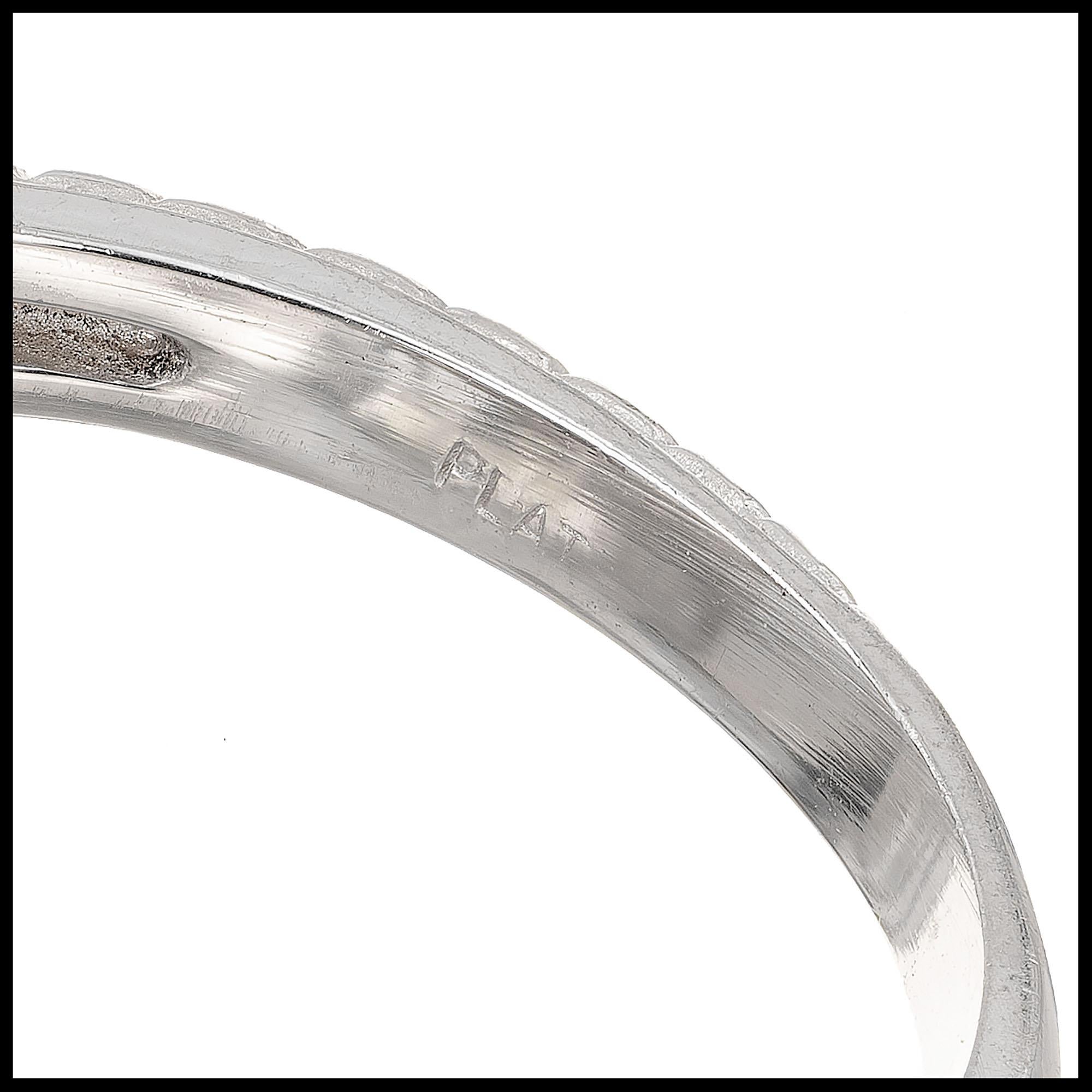 GIA Certified 1.79 Carat Natural Faint Brown Diamond Platinum Engagement Ring 1