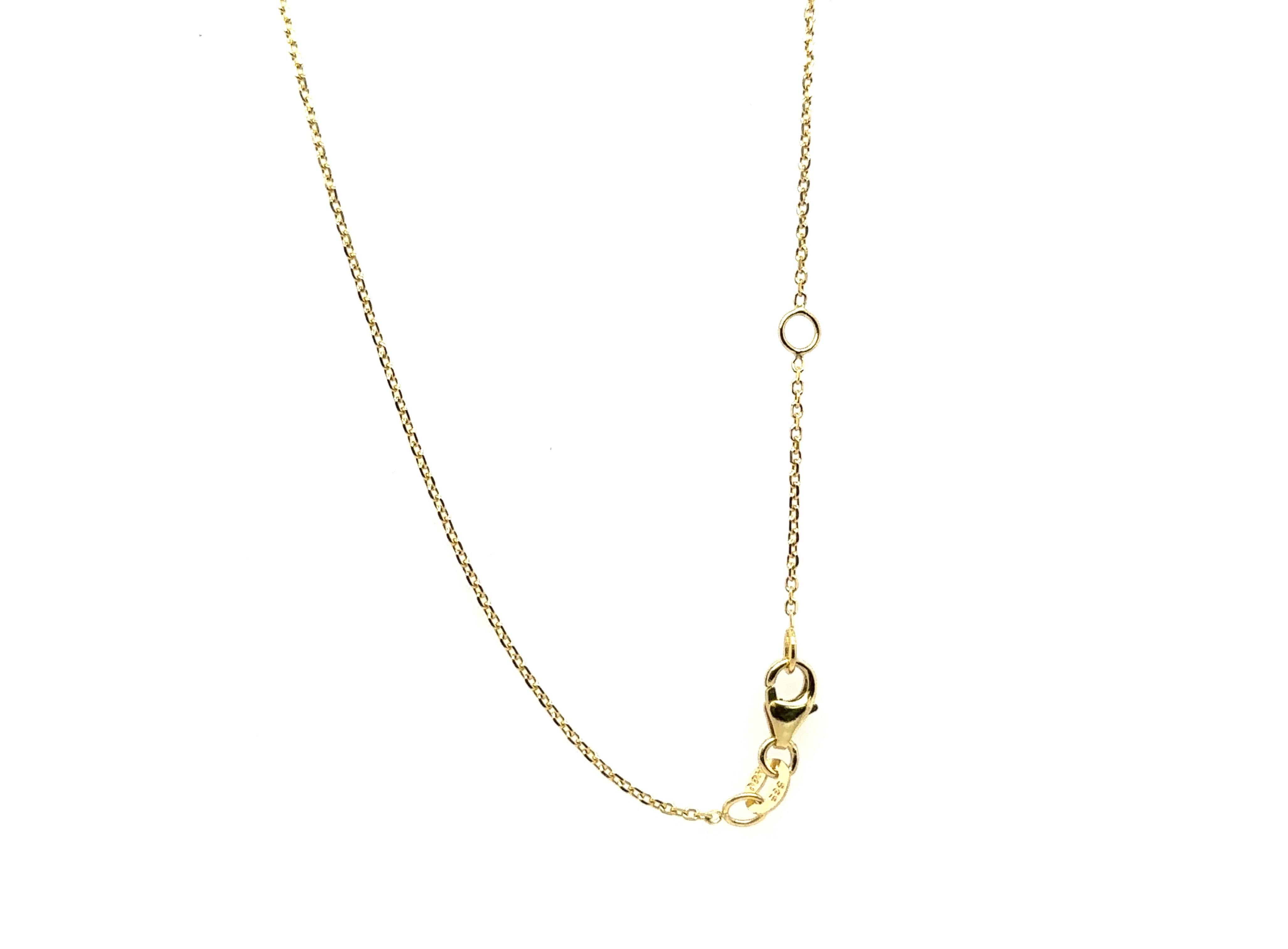 Collana con ciondolo Fancy Chocolate Diamond Nature 1,76 carati 14K Marquise In condizioni ottime in vendita a Dearborn, MI