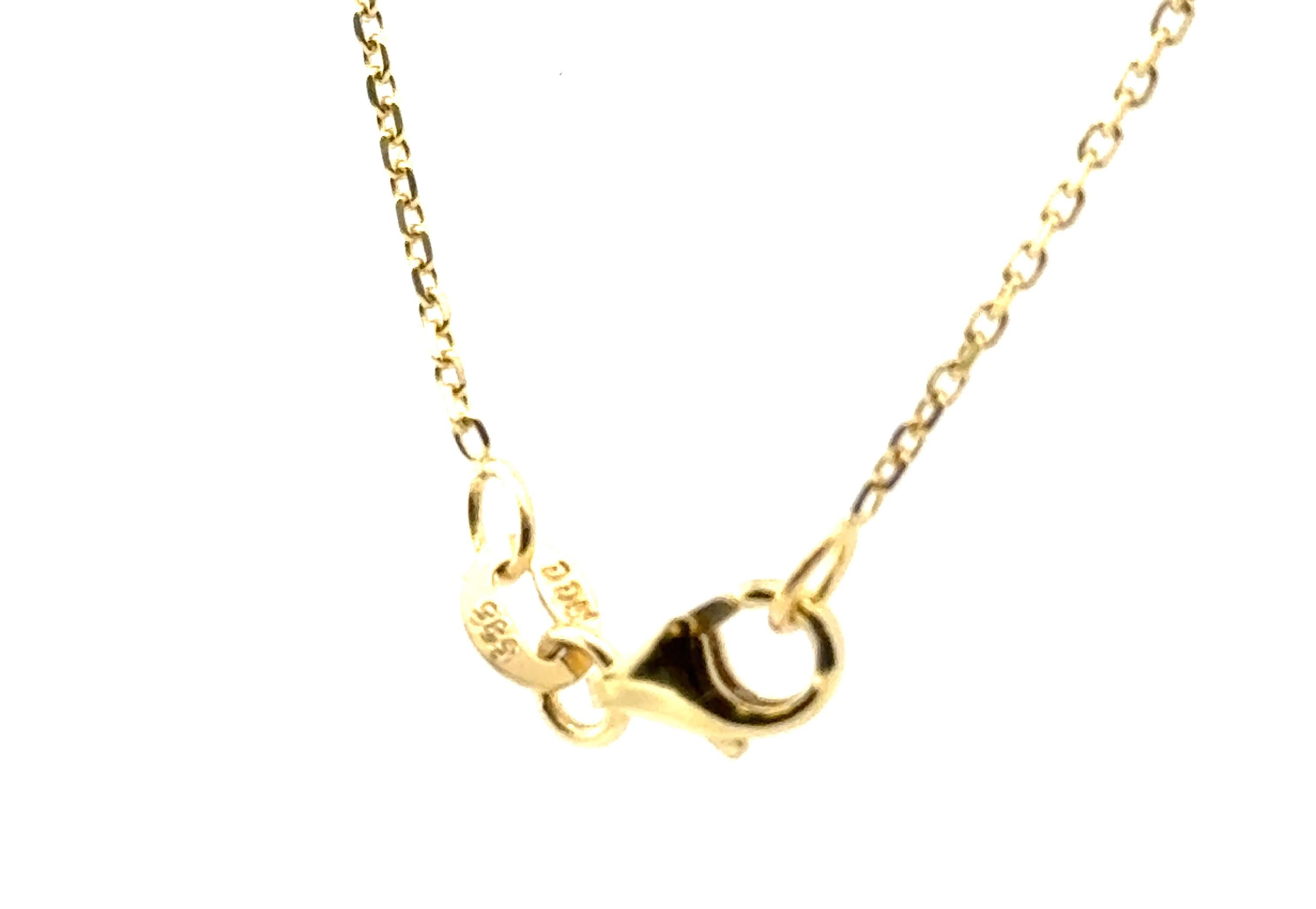 Donna Collana con ciondolo Fancy Chocolate Diamond Nature 1,76 carati 14K Marquise in vendita