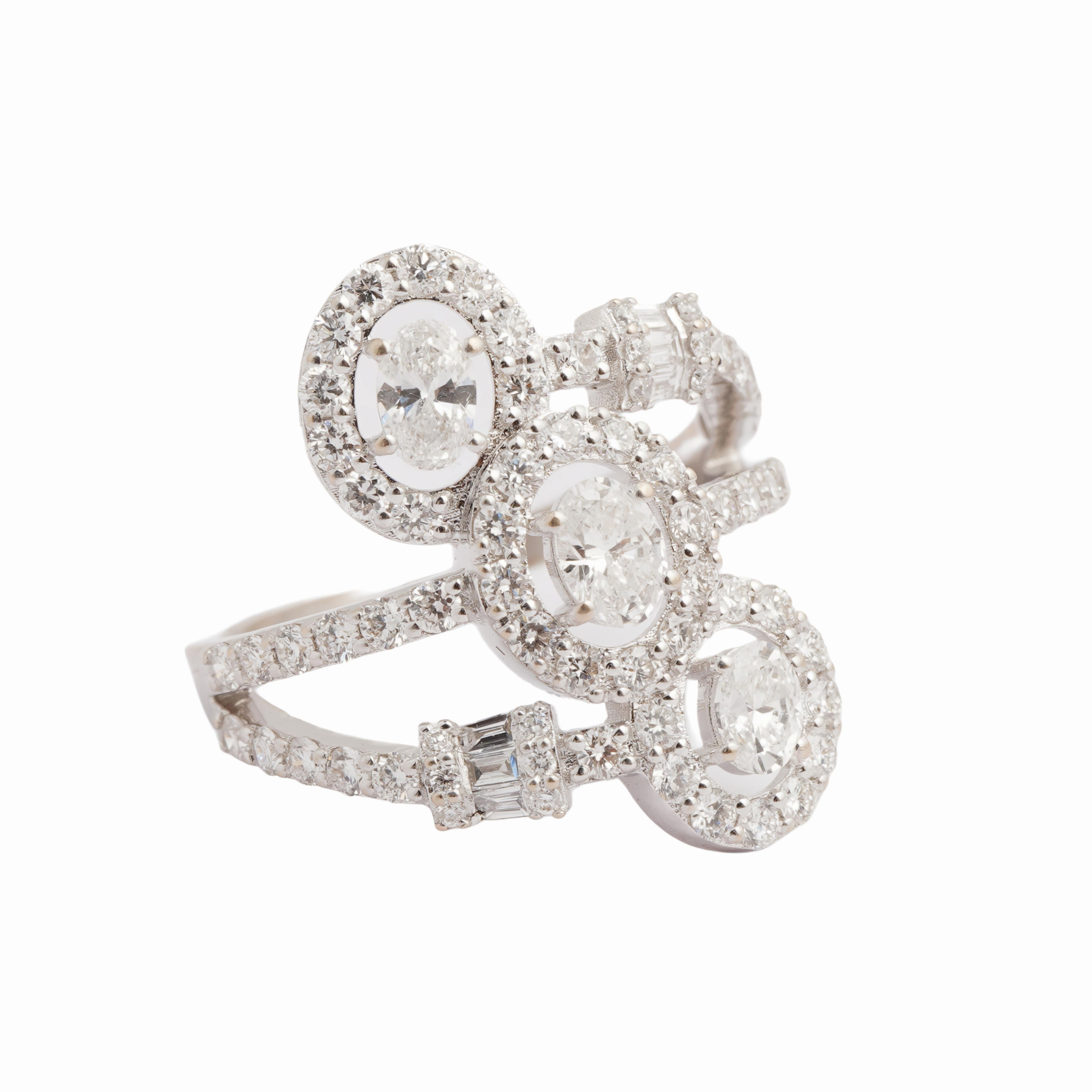 Natural fancy diamond ring in 18k gold (Asscher-Schliff) im Angebot