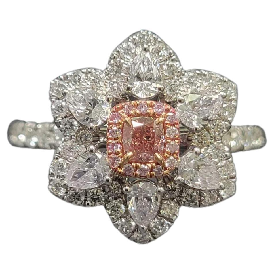Natural Fancy Pink Diamond Ring For Sale at 1stDibs