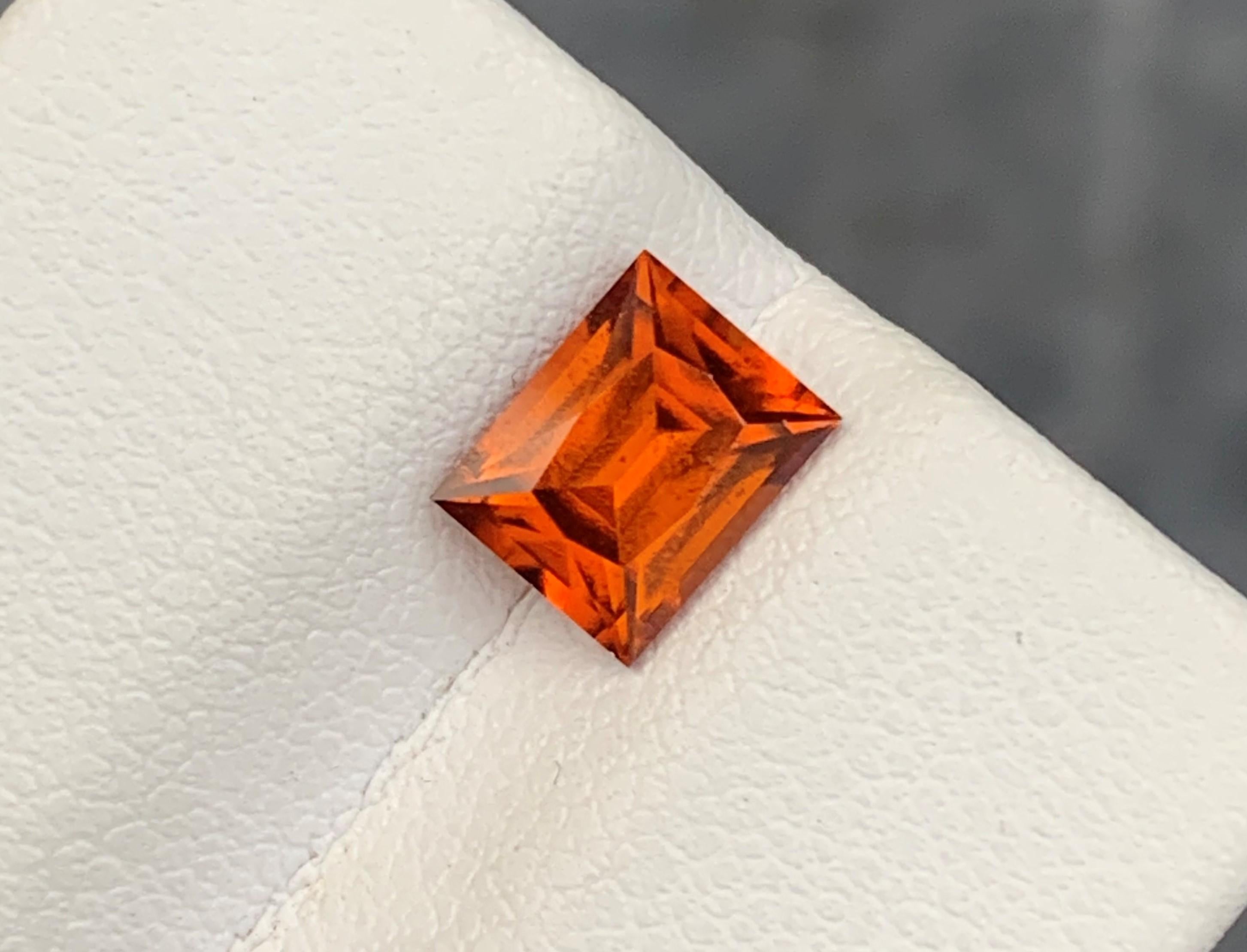 Gemstone Type : Hessonite Garnet
Weight : 1.70 Carats
Dimensions : 7.3x5.8x4.2 Mm
Origin : Africa
Clarity : Smoky Eye Clean
Shape: Baguette
Color: Orange
Certificate: On Demand
Birthstone: January Month
According to Vedic astrologists, wearing a