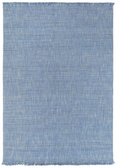Alfombra de lana natural fieltrada High Desert con flecos by Joseph Carini