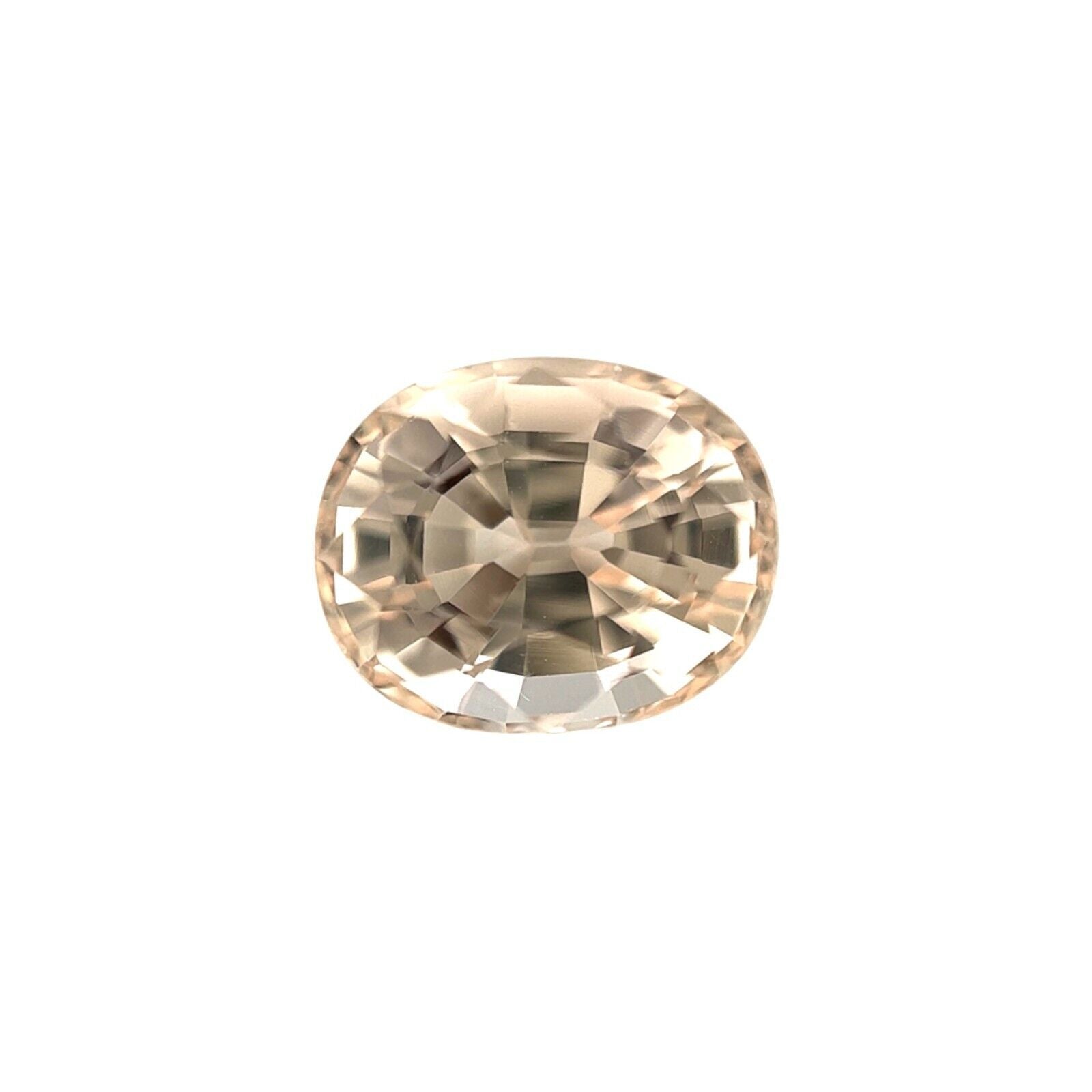Morganite naturelle fine de 2,45 carats, béryl orange pêche, rose, taille ovale 9 x 7,4 mm, pierre précieuse VVS