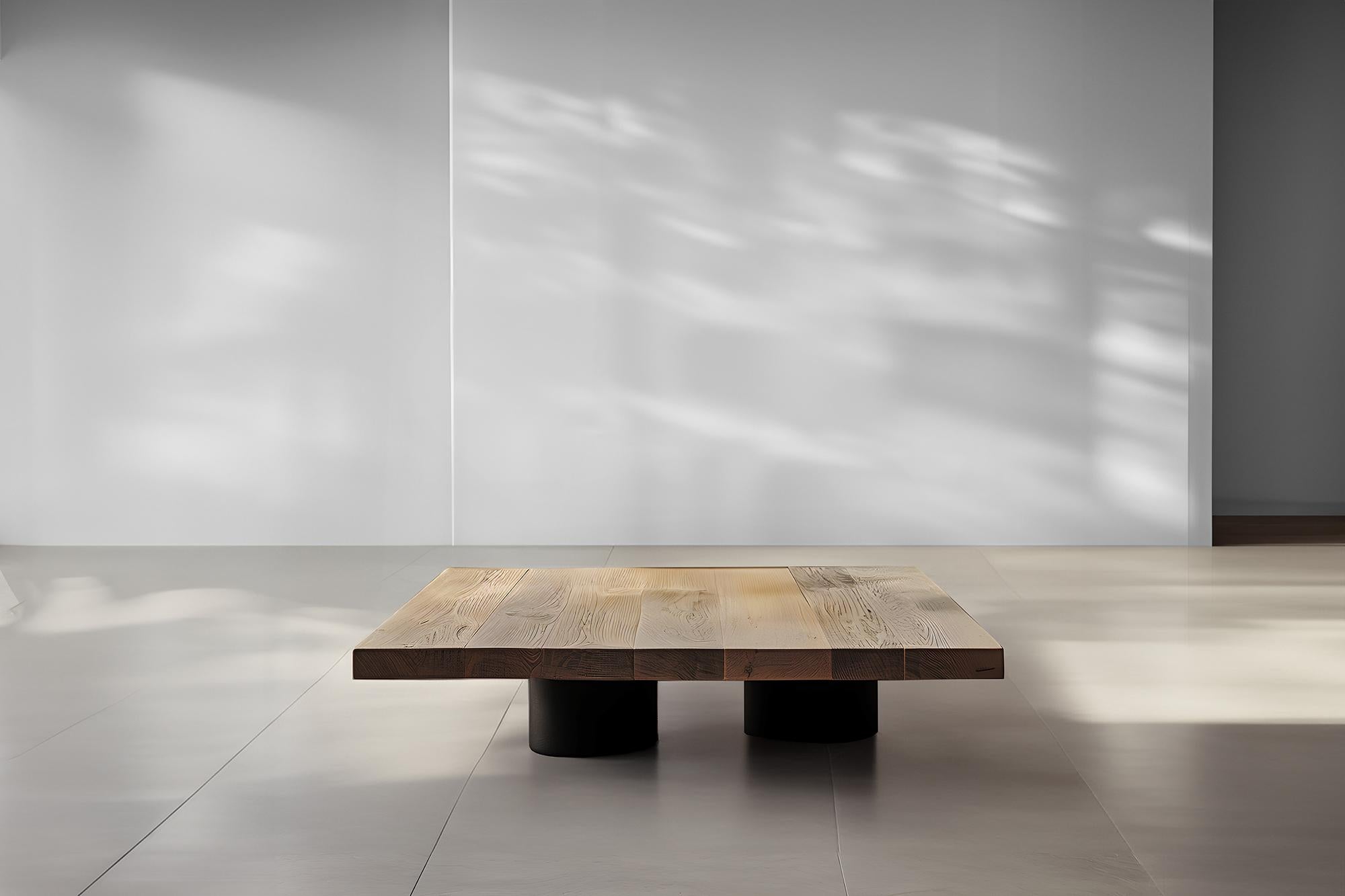 Mexican Natural Finish Rectangular Coffee Table - Classic Fundamenta 28 by NONO For Sale