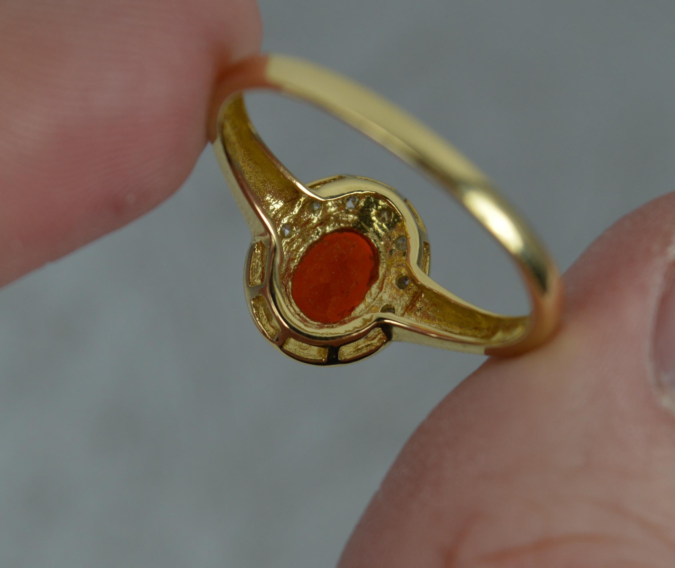 natural red opal
