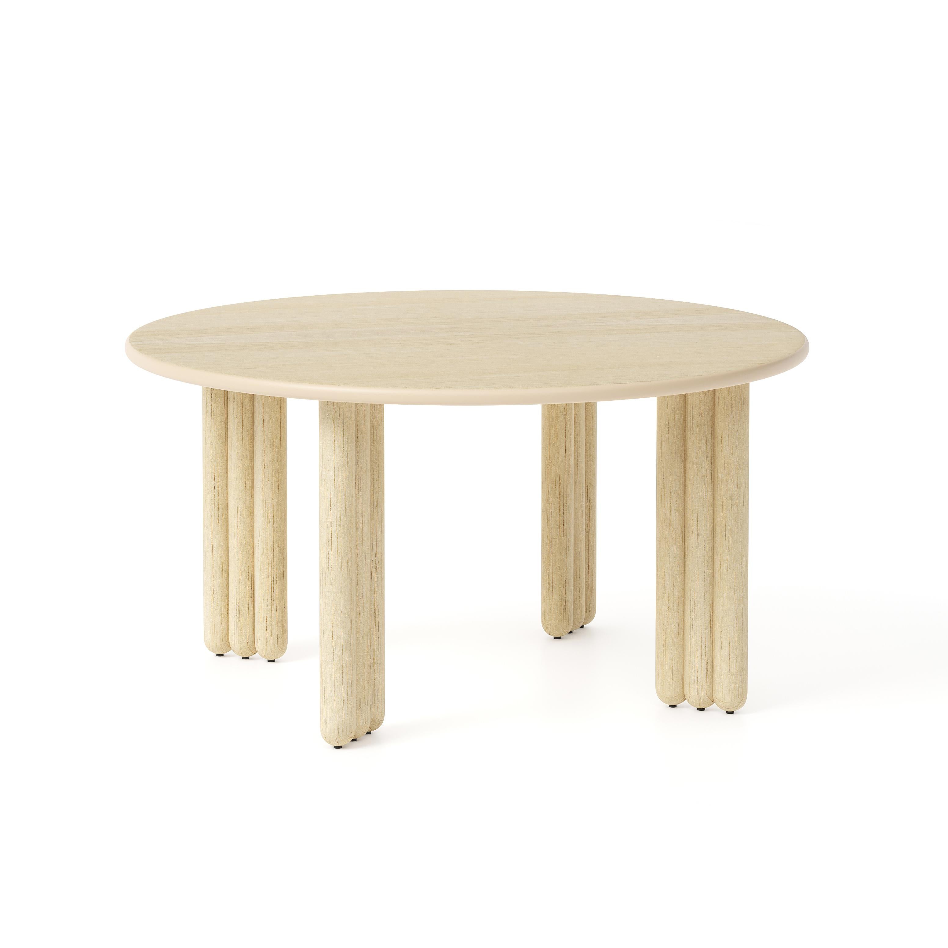 Modern Natural Flock Dining Table by NOOM For Sale