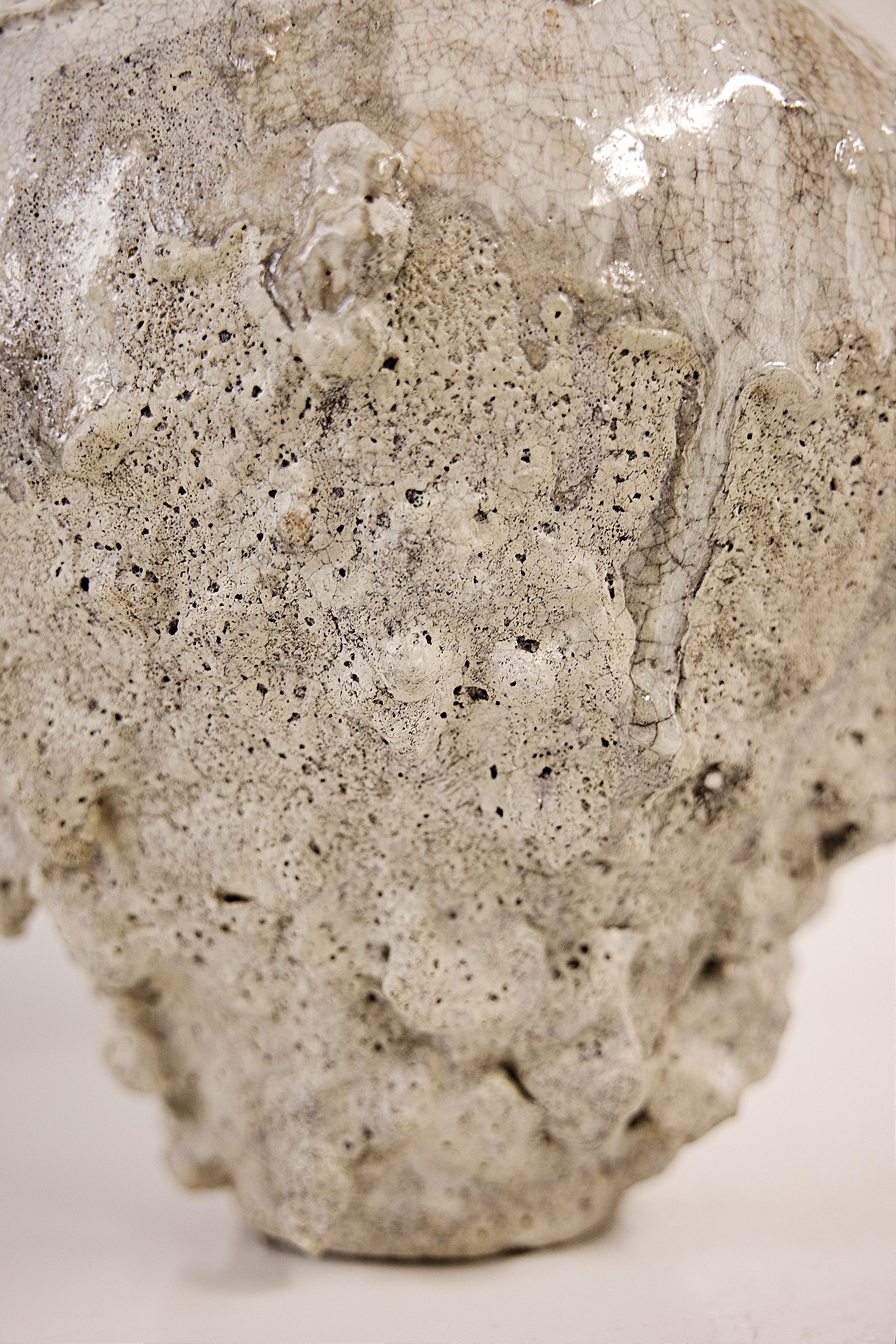 Smaltato Nature Fragment Fubuki vaso di luna - autunno 2025 in vendita