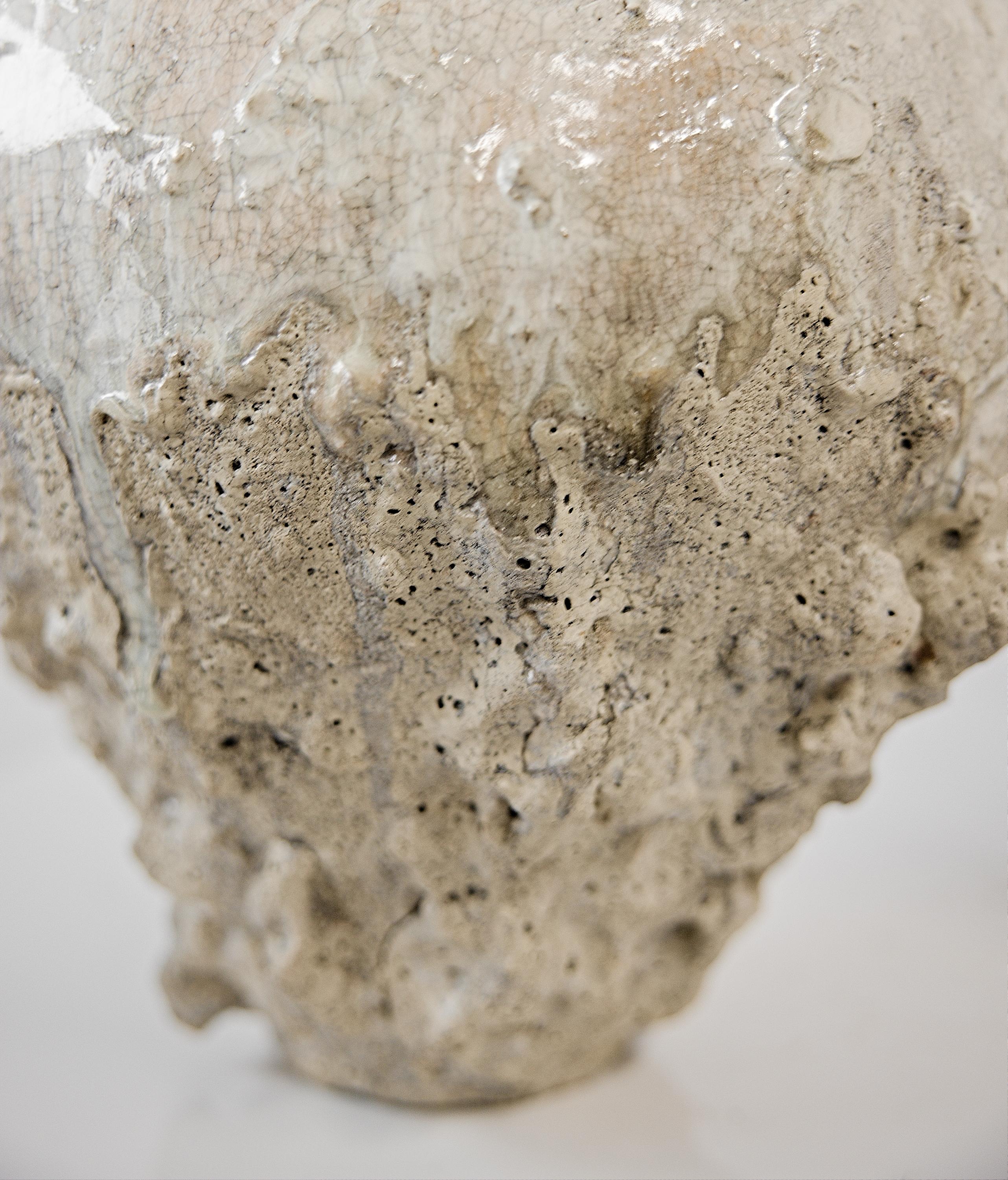 Ceramica Nature Fragment Fubuki vaso di luna - autunno 2025 in vendita