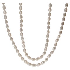 Collar de perlas cultivadas naturales de agua dulce