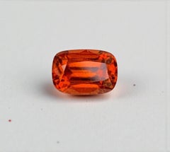 Natural Garnet Gemstone: 2.60 Carat Cushion Cut January Birthstone