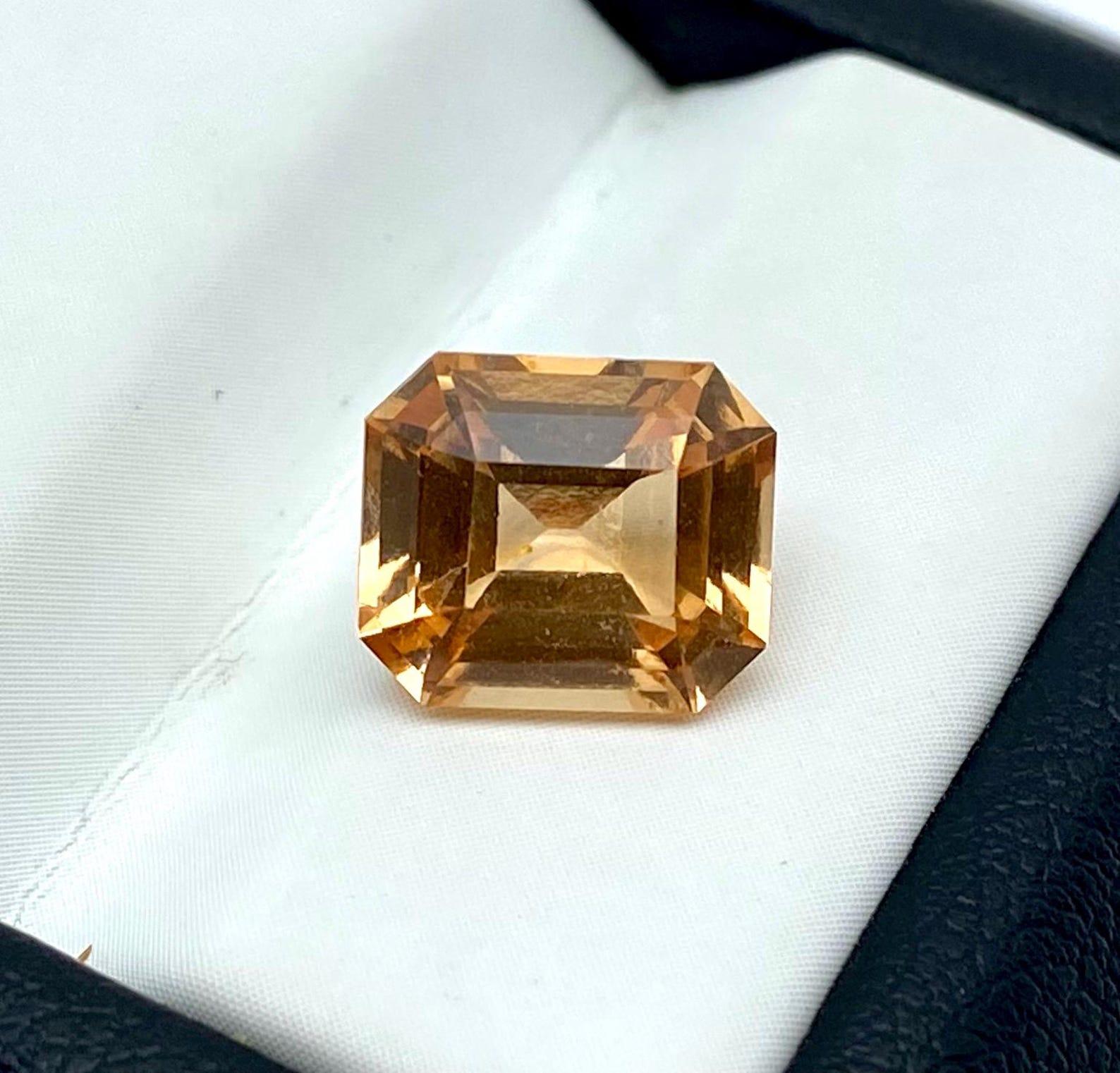 Granate Natural Gema suelta 3,13 ct., talla Octágono, Color Raro, Origen Tanzania Corte octogonal en venta