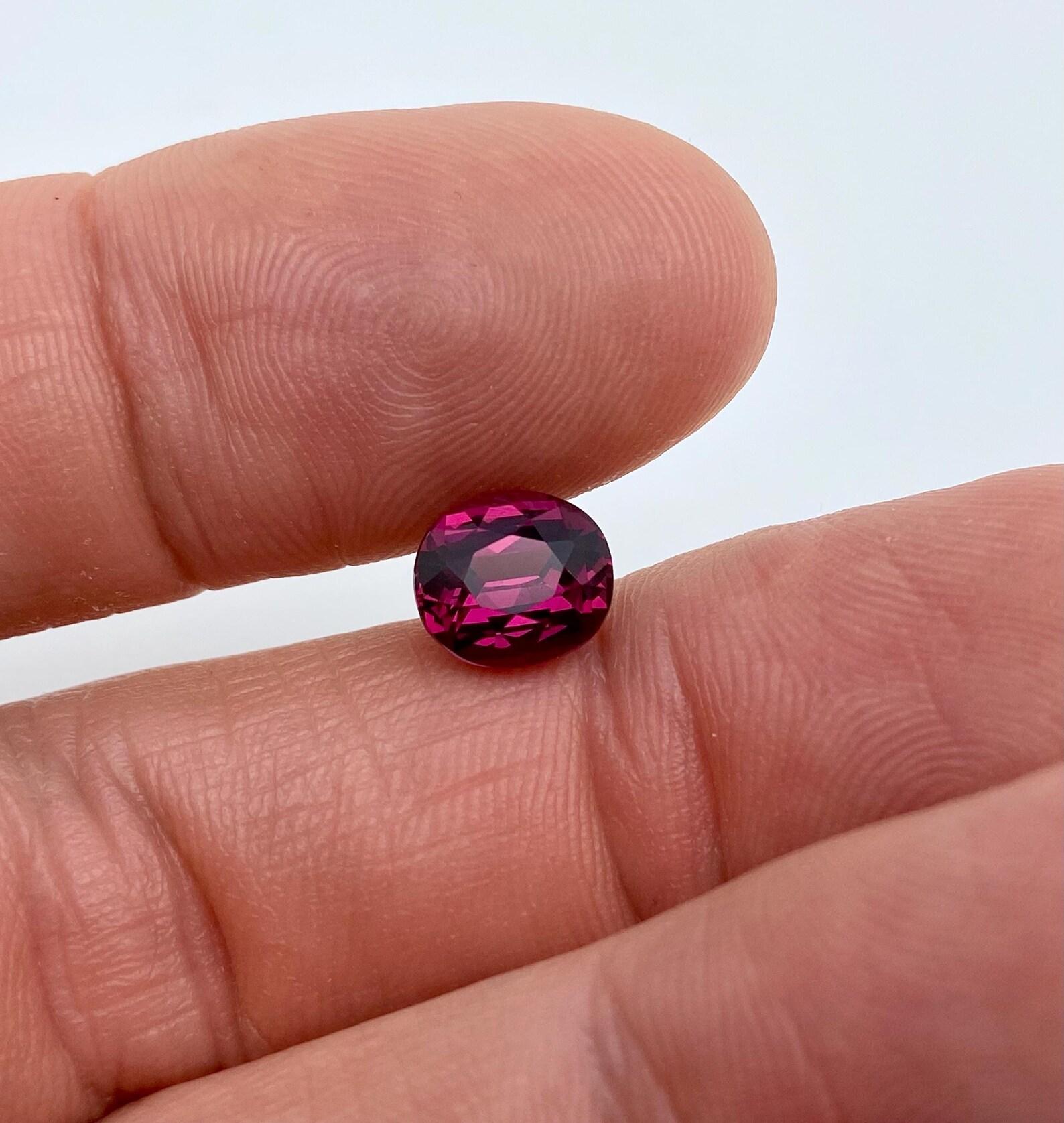 Gemma naturale di granato rodolite da 3,46 carati, taglio ovale, certificato AGL, Sri-Lanka in vendita 4