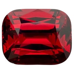 Natural Garnet Rhodolite gemstone 13.92 ct., Cushion cut, Tanzania, Certificate.
